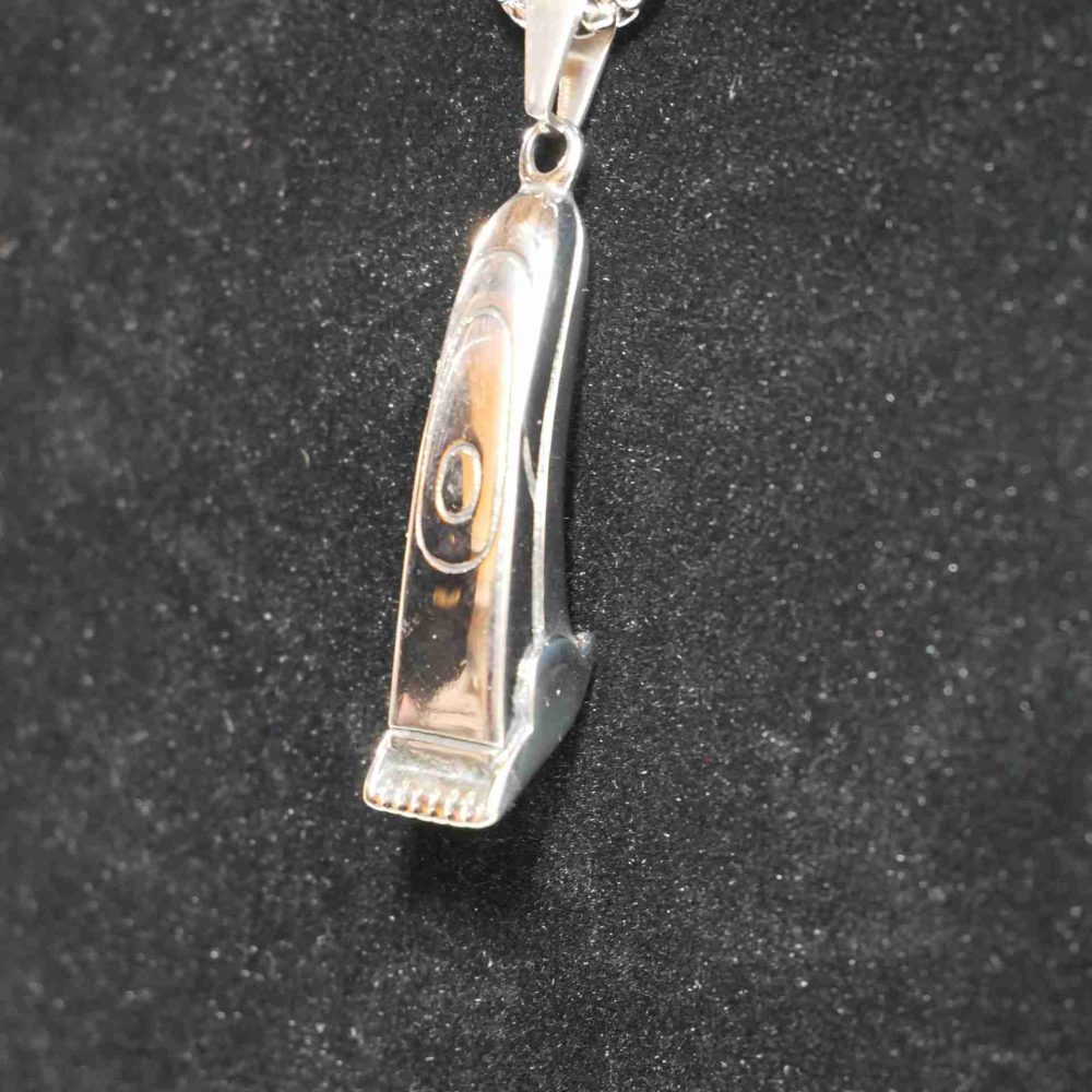 Collana Acciaio Inossidabile a forma di Rasoio - Idea regalo Barbieri e Parrucchiere
