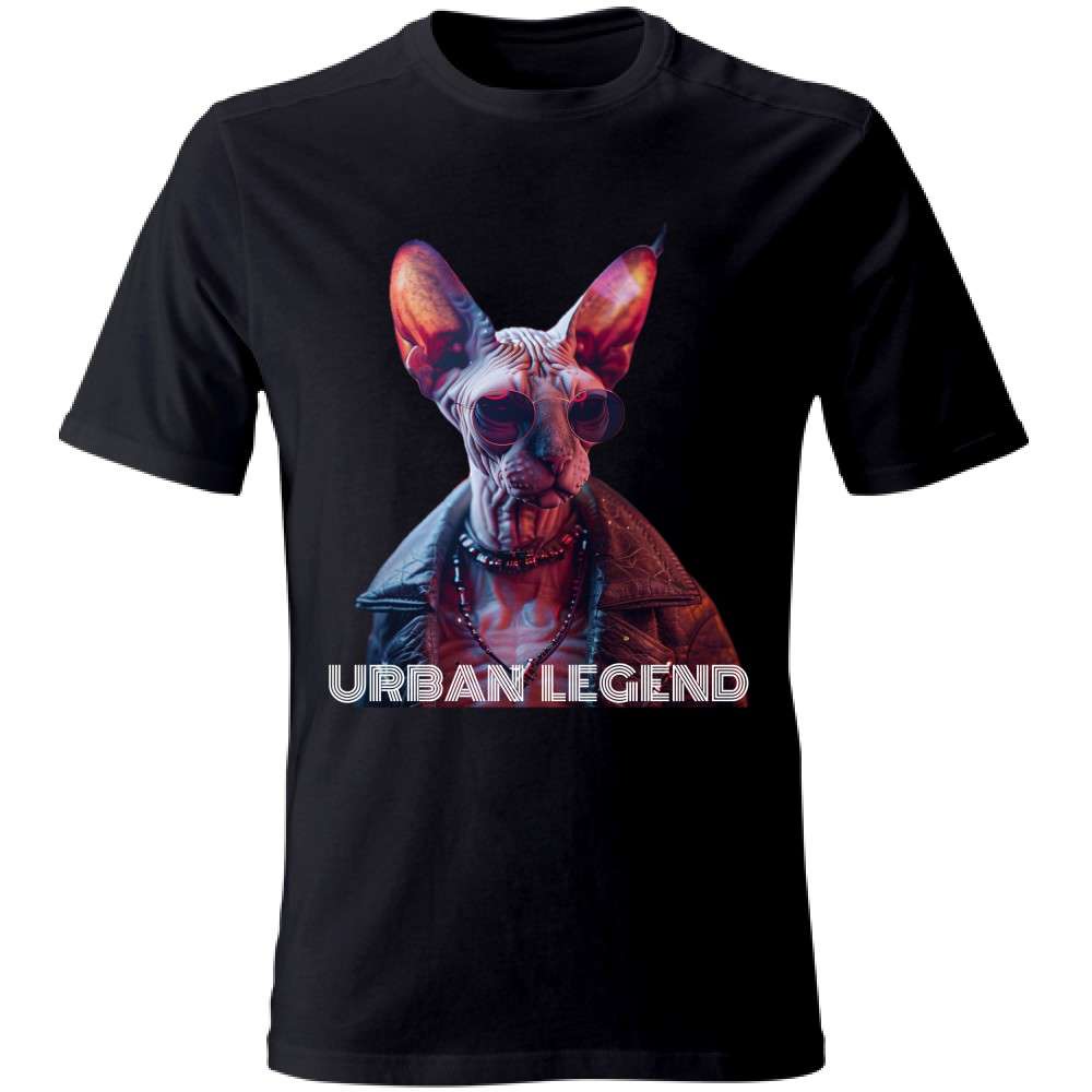 T-Shirt Unisex - Urban Legend - Gatto Sphynx