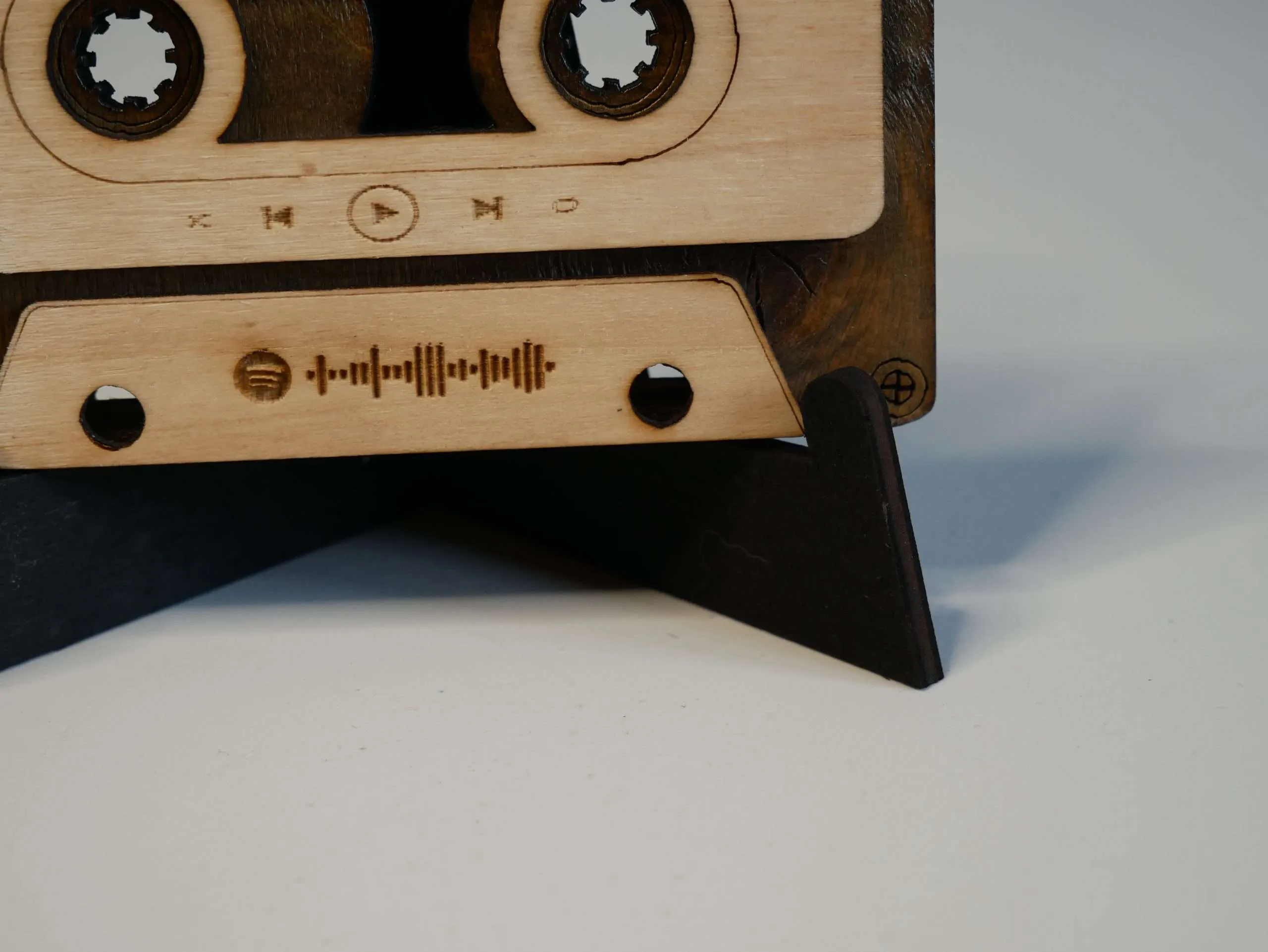 Cassetta Musicale in Legno con Codice Spotify Personalizzabile – Idea Regalo - immagine 2