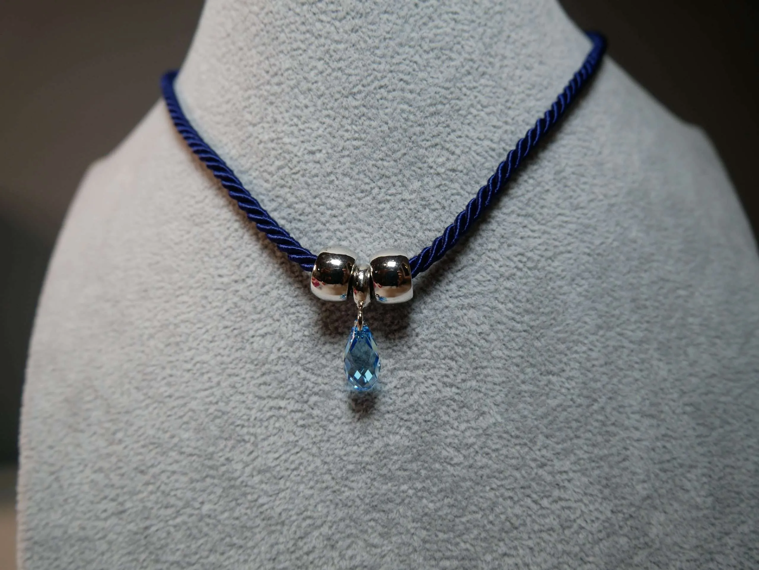Bracciale/Girocollo con Pendente Swarovski