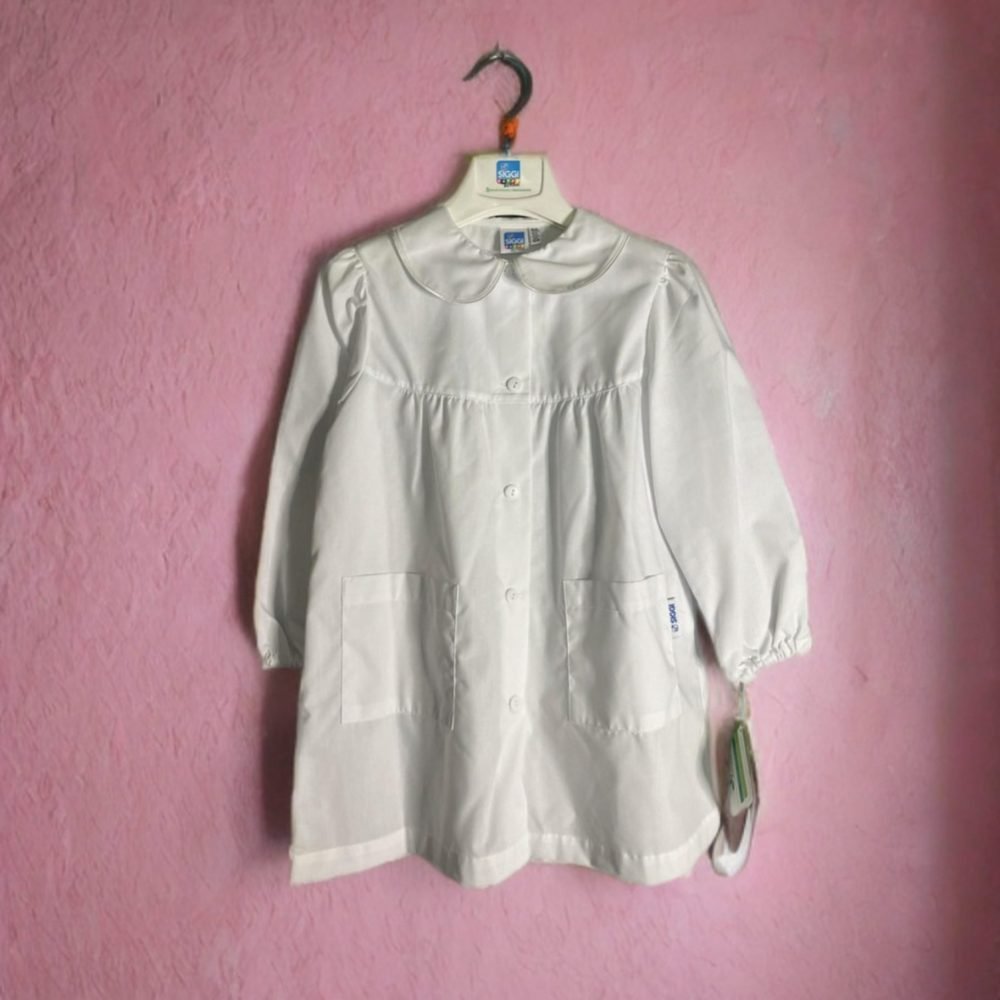 Grembiule Asilo Personalizzato Tinta unita Bimba