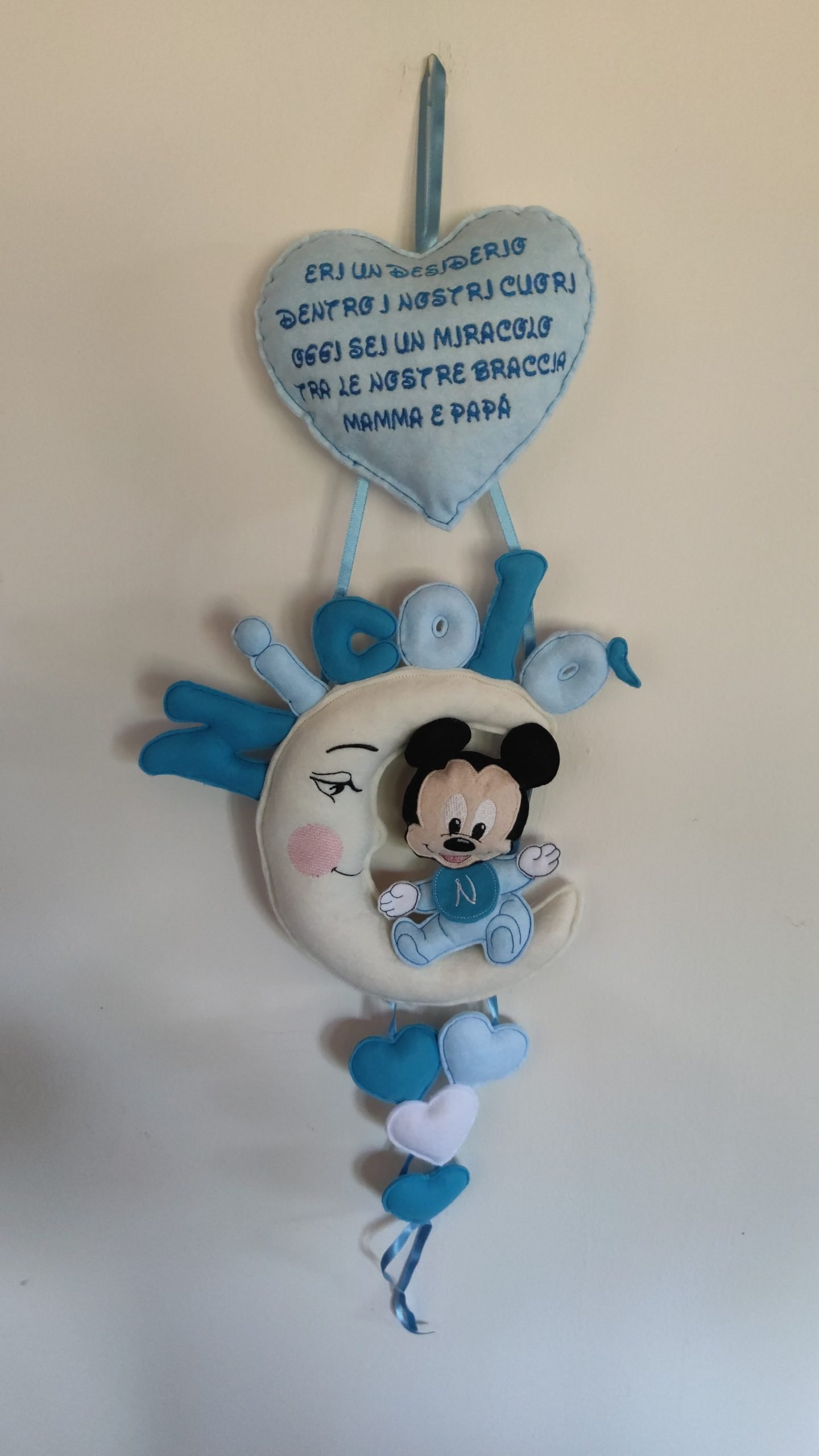 Fiocco Nascita Personalizzato con Personaggio Disney - immagine 3