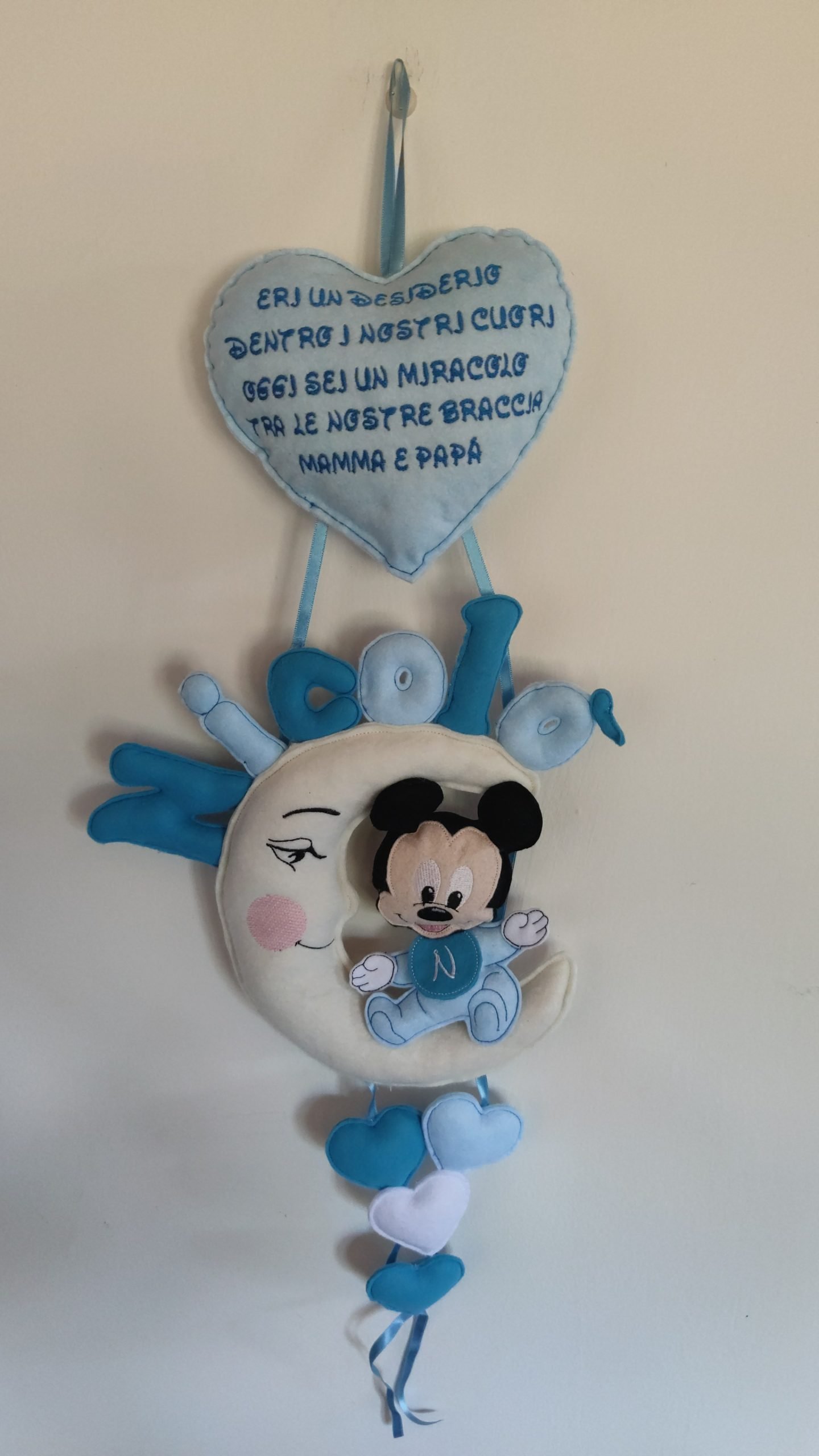 Fiocco Nascita Personalizzato con Personaggio Disney - immagine 4