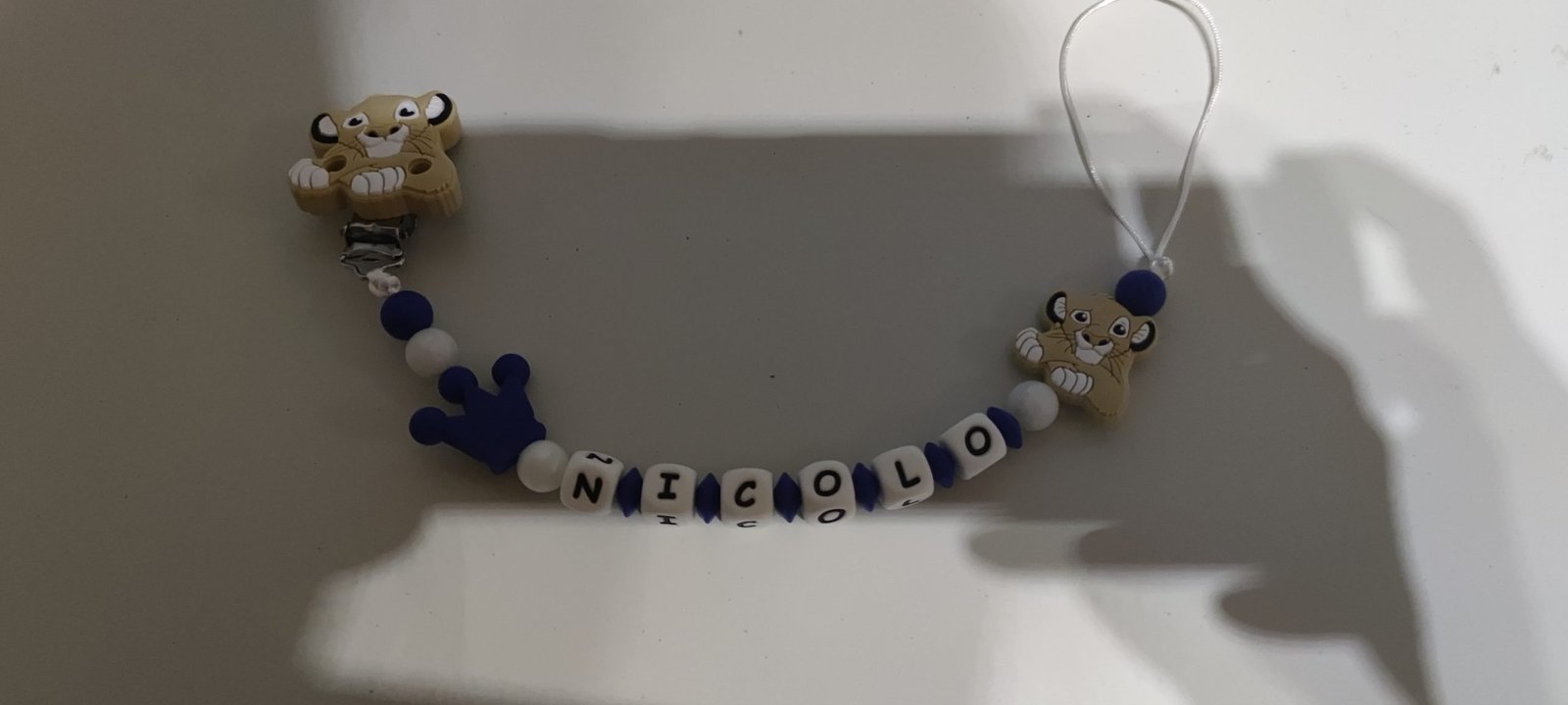 Catenella Porta ciuccio con Personaggio Disney - Simba - immagine 2