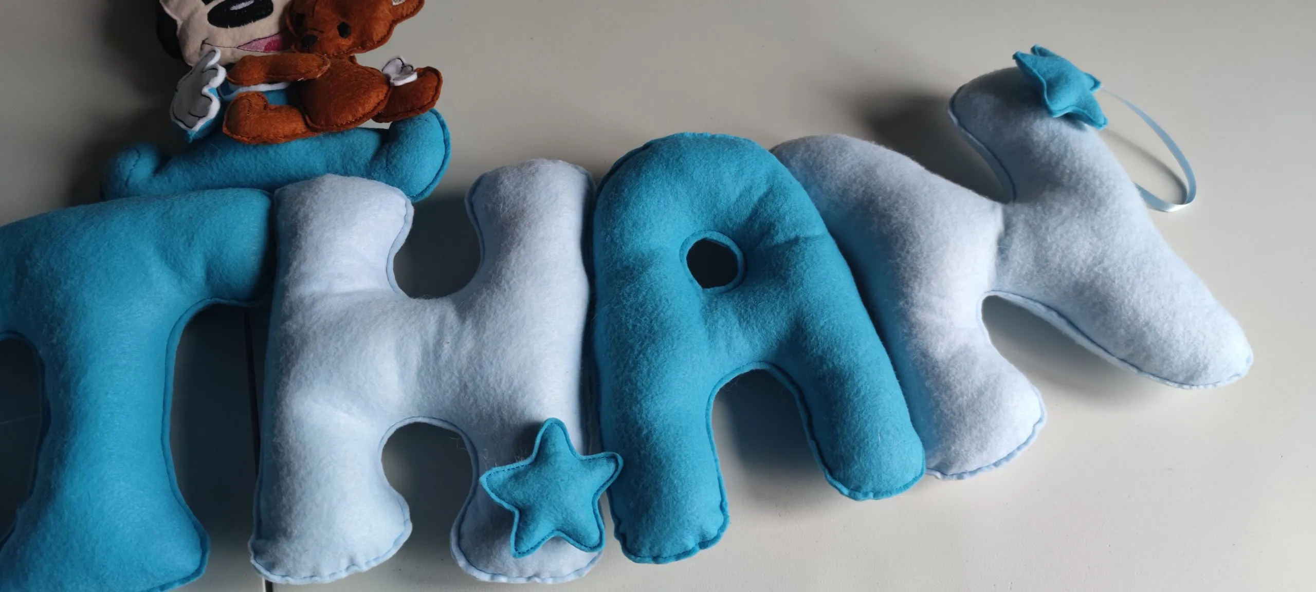 Banner Nome Personalizzato con Topolino abbracciato all'orsetto - immagine 4