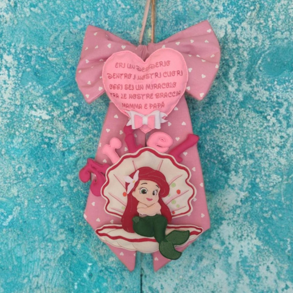 Fiocco Nascita Personalizzato con Personaggio Disney