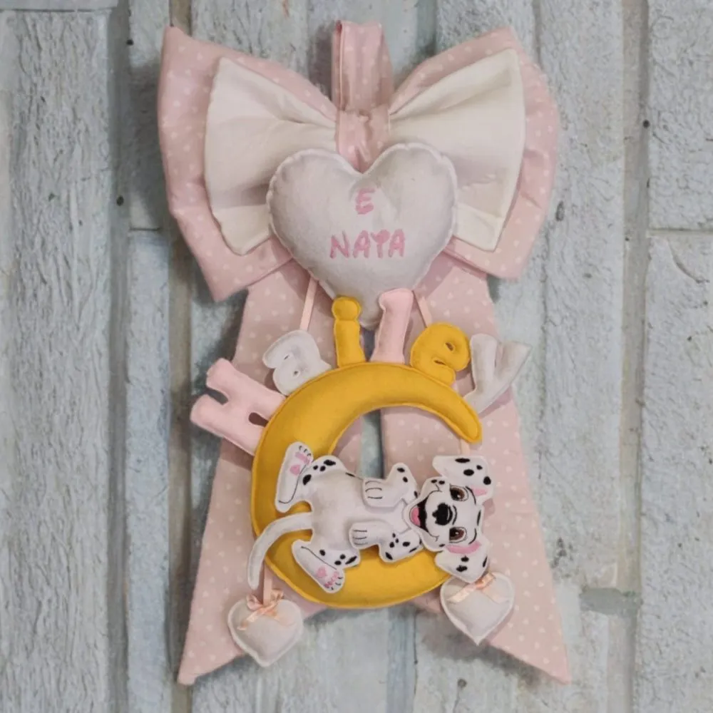 Fiocco Nascita Personalizzato con Personaggio Disney