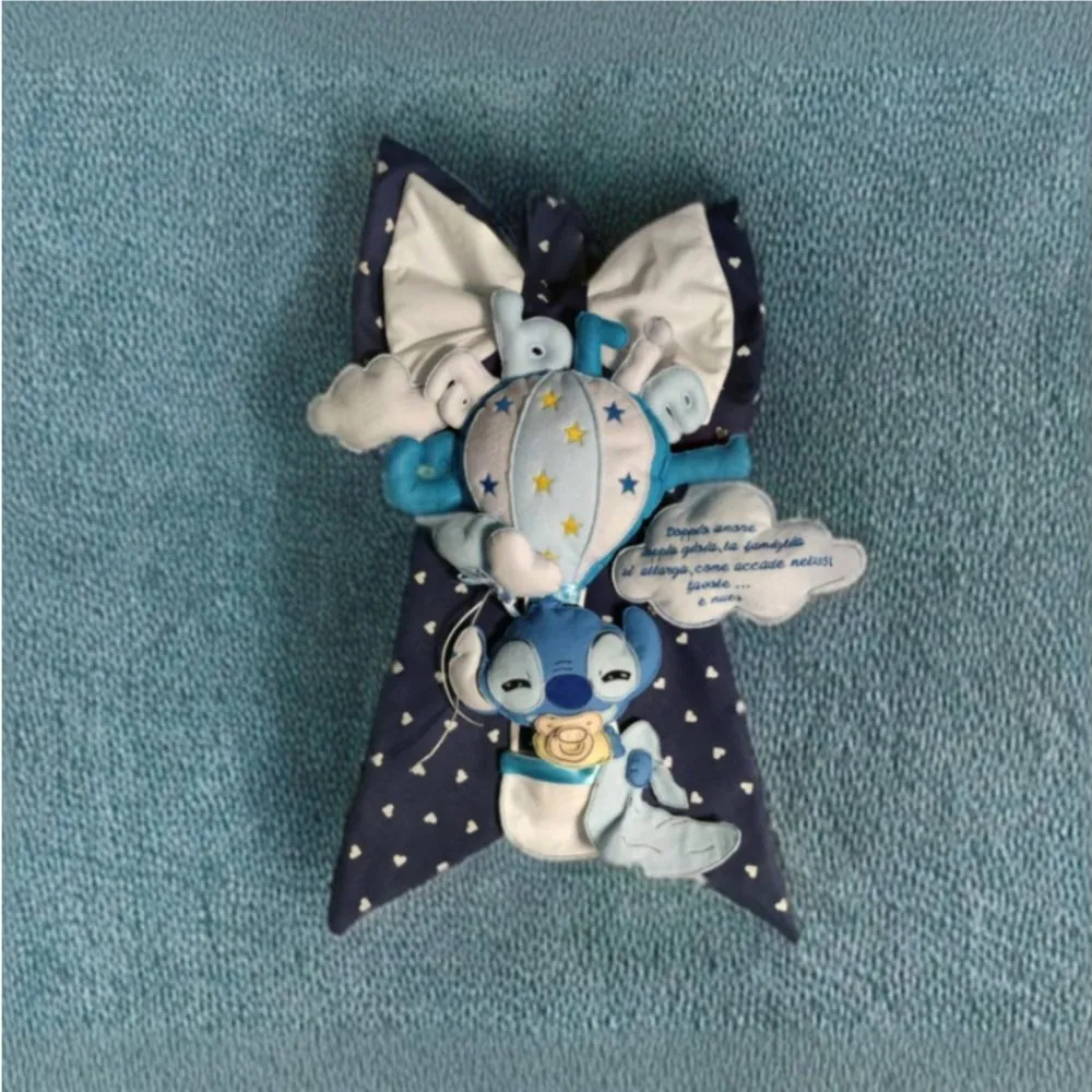 Fiocco Nascita Personalizzato con Mongolfiera Disney
