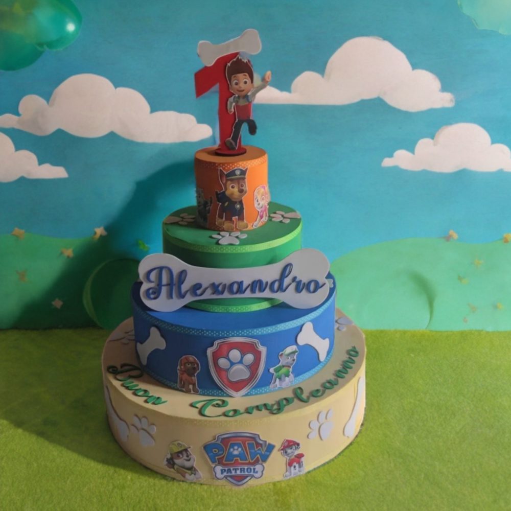 Torta Scenica "Paw Patrol" – Perfetta per Ogni Evento Speciale