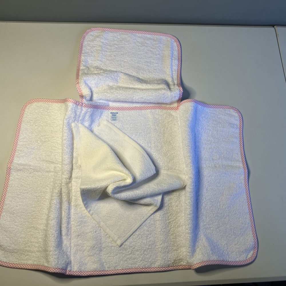 Fasciatoio con Cappuccio Personalizzato con Nome della Bambina