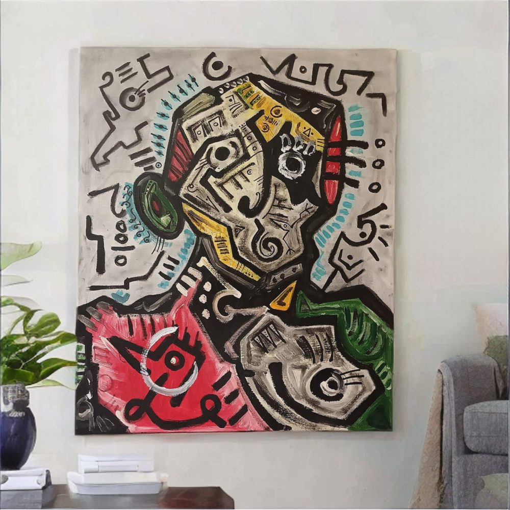 Quadro Dipinto - Acrilico su tela - Astratto (Missione su Marte) "Ivan Forgione"