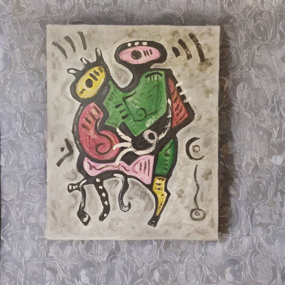 Quadro Dipinto - Acrilico su tela - Astratto (Progressione Materna) "Ivan Forgione"